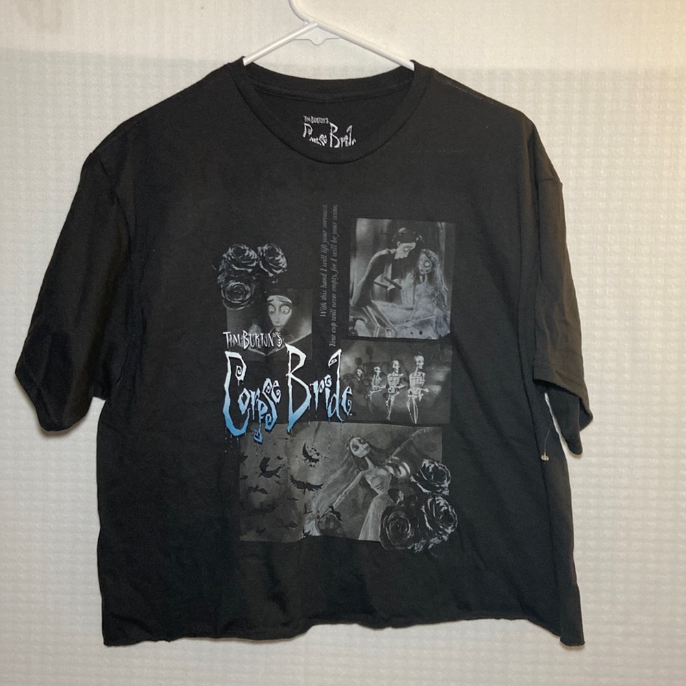 NWOT Tim Burton’s corpse bride crop top women